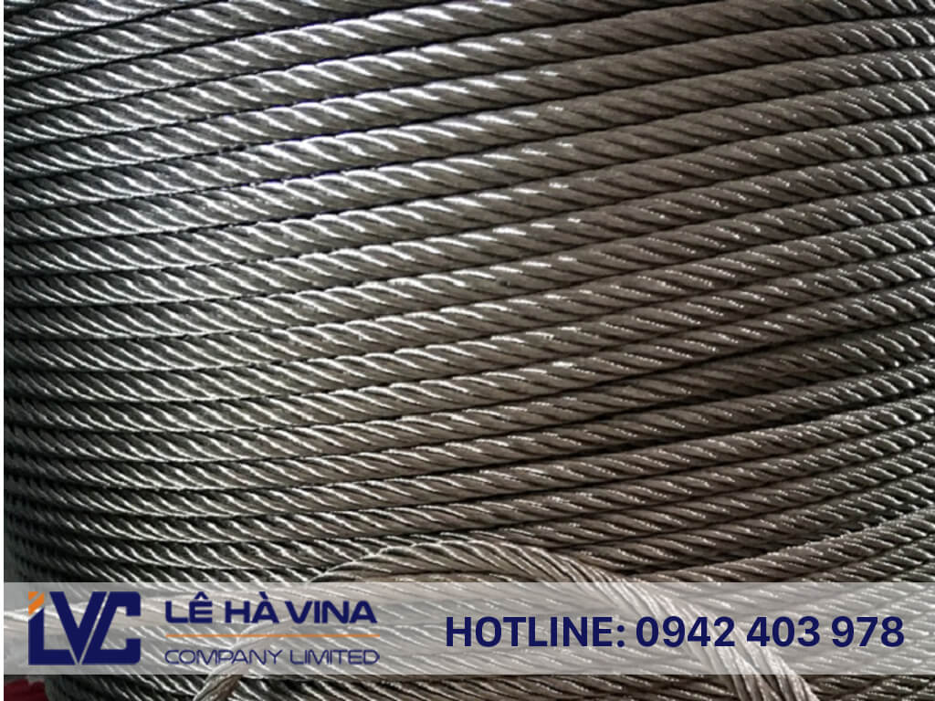 Khách hàng: Cung cấp 1.000m cáp thép inox 304 D4, D6 cho Cty TNHH S.B ...