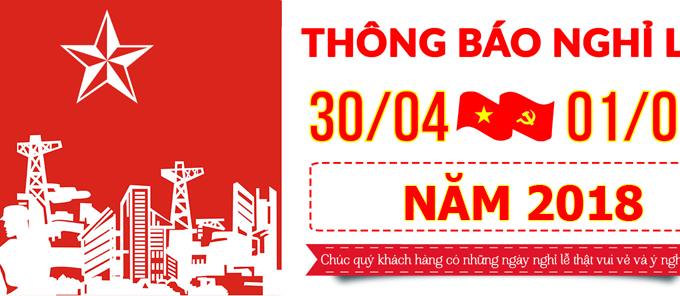 lich nghi le 30-4 va 1-5 nam 2018
