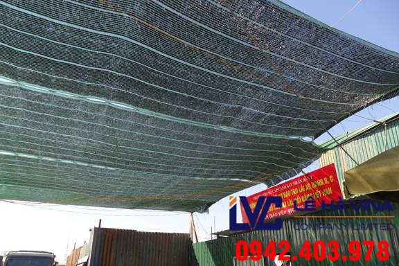 Lưới che nắng mái tôn, Cách lắp đặt lưới, Lê Hà Vina, Cung cấp lưới che nắng, Lưới