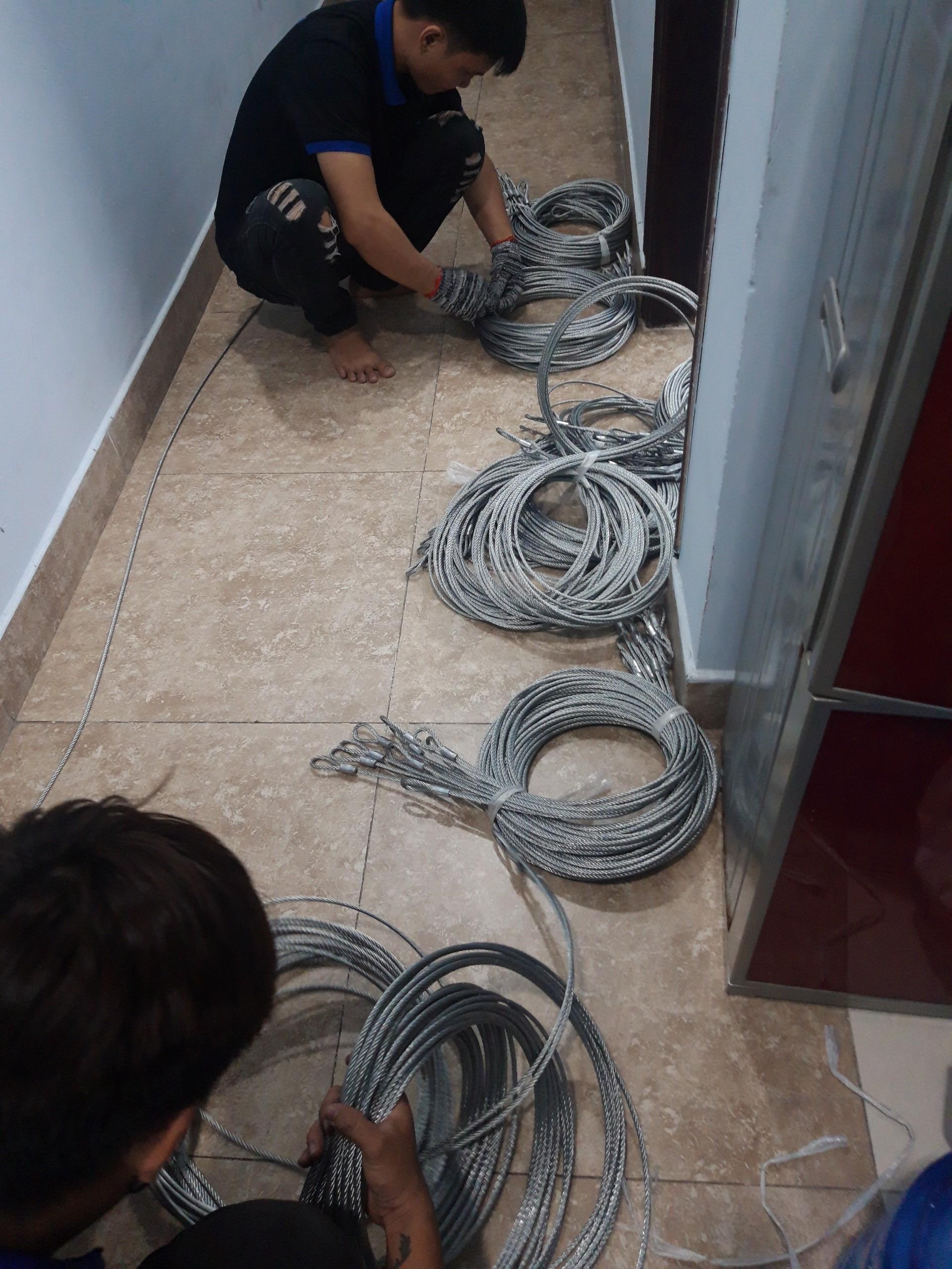 Công ty Lê Hà Vina Sling cáp thép bấm, Sling cáp thép bấm, công ty BONG AN, Sling cáp thép bấm chì, Sling cáp thép bấm chì