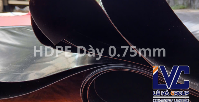 Bạt Chống Thấm HDPE Dày 0.75mm (7.5zem)